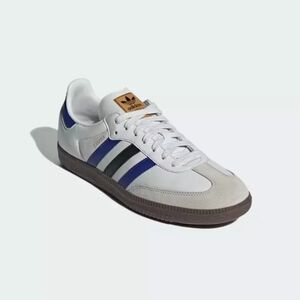 Adidas Samba OG White Active Blue Black Sneakers